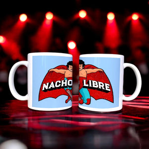 Mexican Wrestlers Lucha Libre  Print Mug Nacho Libre