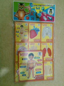 Mexican Bingo Bilingual Board Game Lotteries