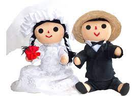 Amazing Otomi Lele and Juanito Couple WeddingMexican Doll