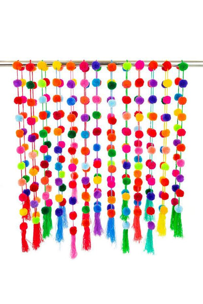 Pom Pom Mexican Colorful Decoration