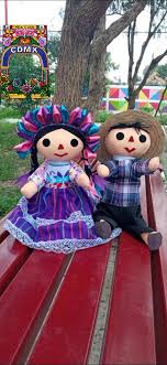 Amazing Otomi Lele and Juanito Couple Mexican Doll