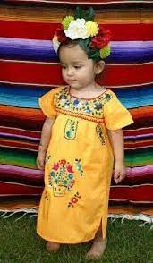 Embroidery Mexican Bohemian Girls Dress