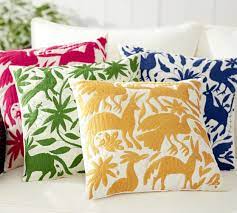 Otomi Pattern Mexican Embroidery Randomly Pillow Case Cushion Cover