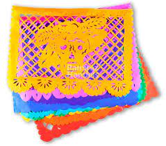 Day of Dead Mexican Papel Picado Altar Sheets