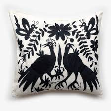 Otomi Pattern Mexican Embroidery Pillow Case Cushion Cover