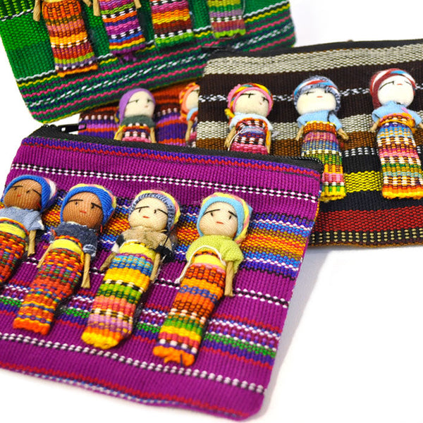 Worry Doll Fabric Purse