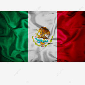 Amazing Satin  Medium Mexican Flag