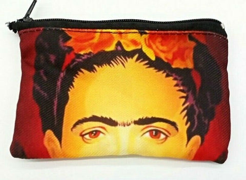 Mexican Frida Kahlo Purse Coin Bag