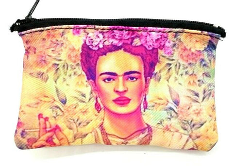 Mexican Frida Kahlo Purse Coin Bag