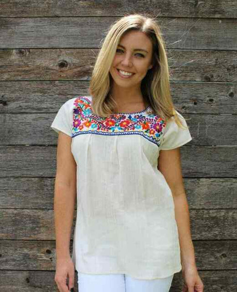 Amazing Mexican Embroidery Top