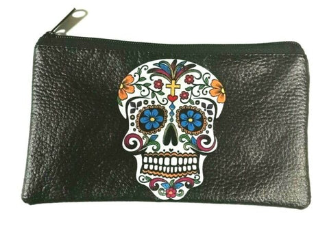 Mexican Day of Dead Makeup or Pencil Case Bag