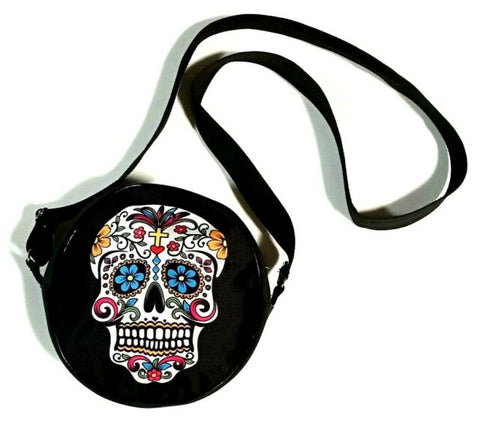 Mexican Day of Dead Synthetic Leather Bag