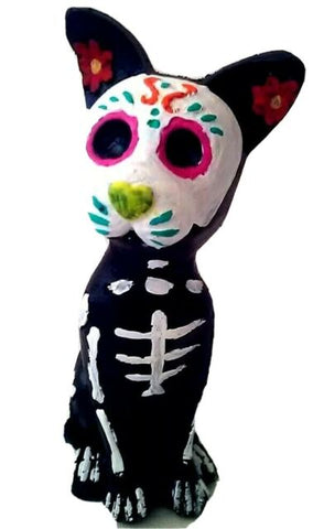 Dog Sugar Skull Figure Day of Dead