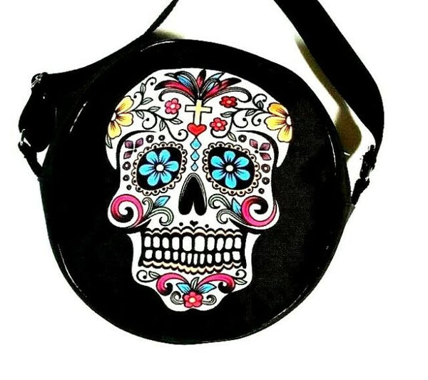 Mexican Day of Dead Synthetic Leather Bag