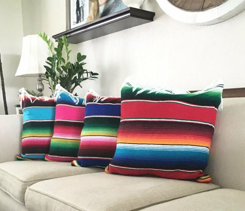 Mexican Serape Pillow Case Cushion Cover