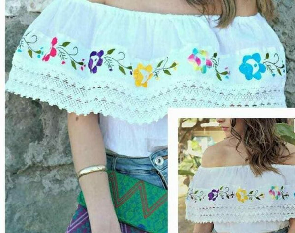 Mexican Embroidery Top