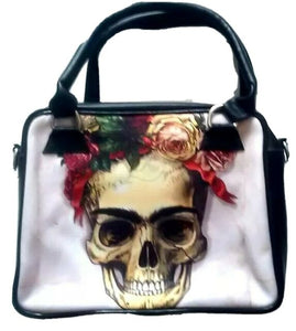 Mexican Frida Kahlo Synthetic Leather Bag L